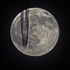 View "Full moon fly by"